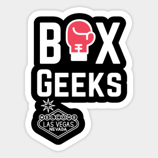 Box Geeks las Vegas Zuckerberg vs Musk shirt Sticker